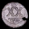 20 nummi of Tiberius II from Rome.