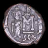 Follis of Constans II struck at Syracuse.